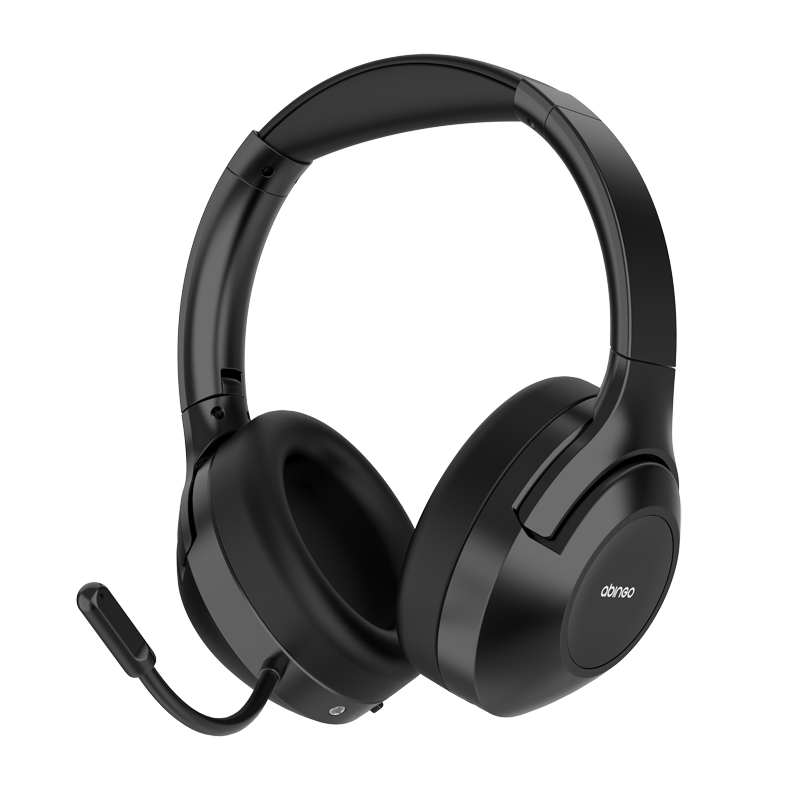 abingo蓝牙2.4G双无线头戴式混合主动降噪ANC游戏耳机双数字麦ENC